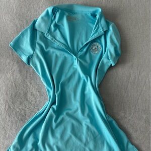 Nike Electric Blue Polo Shirt with Oakland Hills Country Club Logo